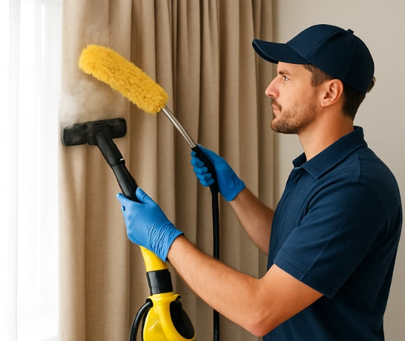 Trusted drapes cleaning technician Matty Curtain Cleaning northwood-nsw QLD