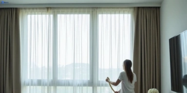 Delicate sheer drape cleaning northwood-nsw Matty Curtain Cleaning